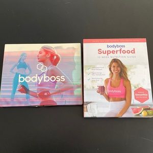 bodyboss Ultimate Body 12w fitness guide and Superfood 12w nutrition guide